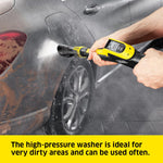 Kärcher K 5 Premium Smart Control Pressure Washer, Pressure: max. 145 bar, Flow Rate: 500 l/h, Area: 40 m²/h, Water Filter, Weight: 13.9 kg, high-Pressure Hose and Gun, Multi Jet Spray Lance