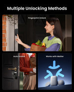 SwitchBot Lock Ultra Smart Lock with Keypad - Black