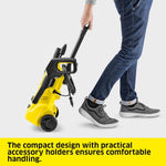 Kärcher high-pressure washer K 2 Home, pressure: max. 110 bar, flow rate: 360 l/h, area: 20 m²/h, weight: 4.2 kg, high-pressure gun, high-pressure hose, dirt blaster, Home Kit