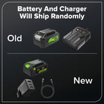 Greenworks 24V Cordless Lawnmower with Brushless Motor for Smaller Lawns up to 140m², 33cm Cutting Width, 30L Bag, Lawnmower with 24V 4Ah Battery & Charger, 3 Year Guarantee-MO24L411-01