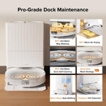 roborock Qrevo Edge 2 Robot Vacuum Cleaner with Mop, 25,000 Pa HyperSuction, Zero-Tangle, 3.14" Ultra-Slim, AI Obstacle Avoidance, FlexiArm Technology, 80°C Hot-Water Mop Washing & Dock Self-Cleaning