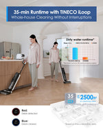 Tineco Floor ONE S6 Cordless Wet Dry Vacuum Floor Cleaner Washer Mop All-in-One for Hard Floors, LED Display, Long Runtime, Dual-Sided Edge Cleaning, Self-Cleaning