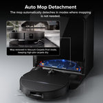 Roborock Saros 10 Slim Robot Vacuum and Mop - Black
