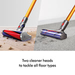 Dyson V8 Absolute Cordless Vacuum Cleaner, 115 AW, up to 40 min runtime, De-tangling Motorbar, removes Pet hair, Fluffy cleaner head, cordless handheld