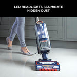 Shark Corded Upright Vacuum Cleaner,0.83L with Anti Hair Wrap Technology & DuoClean, Pet Model, Powered Lift-Away, LED Headlights, Anti-Allergen, 8m Cord, 750W, 3 Attachments, Navy/Orange, NZ801UKT