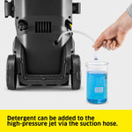 Kärcher high-pressure washer K 5 WCM Flex eco!Booster, pressure: max. 145 bar, flow rate: 500 l/h, coverage: 40 m²/h, weight: 12.5 kg, flexible high-pressure hose, eco!Booster