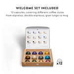 Nespresso Vertuo Pop Coffee Machine by De'Longhi, Over 40 Varieties of Pods, 6 Coffee Cup Sizes, Espresso, Cappuccino, Starter Capsule Set Included, ENV90.B, Black