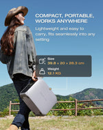 Portable Power Station 1800W LiFePO4 Solar Generator with UPS & Fast Charging
