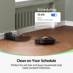Vexilar Cleanova W9 Robot Vacuum and Mop - Black 8000Pa
