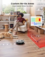 Lefant M330 Pro Robot Vacuum and Mop - 5000Pa Light Grey