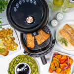 Quest 2.3L Compact Air Fryer - Black 1000W