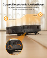 Uninell UR1 Robot Vacuum and Mop - 5000Pa Black