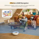 roborock Q7 M5 Robot Vacuum Cleaner with Mop, 10,000Pa HyperForce Suction, Dual Anti-Tangle System, PreciSense LiDAR Navigation, APP-Controlled Mopping, Ideal for Pet Hair and Hard Floors