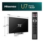 Hisense 75U7NQTUK 75" Mini LED 4K Smart TV