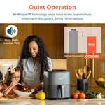 COSORI Air Fryer 4.7L, 9-in-1 Compact Air Fryers Oven, 130+ Recipes(Cookbook & Online), Max 230℃ Setting, Digital Tempered Glass Display, Quiet, 4 Portions, Non-Stick, Dishwasher Safe, 1500W