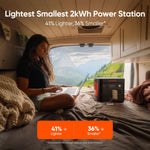 Jackery Solar Generator 2000 v2 2042Wh 2200W with 200W Panel
