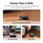 Vexilar Cleanova W9 Robot Vacuum and Mop - Black 8000Pa