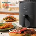 COSORI Air Fryer 4.7L, 9-in-1 Compact Air Fryers Oven, 130+ Recipes(Cookbook & Online), Max 230℃ Setting, Digital Tempered Glass Display, Quiet, 4 Portions, Non-Stick, Dishwasher Safe, 1500W