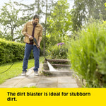 Kärcher K 4 Classic Home Pressure Washer, Pressure: max. 130 bar, Flow Rate: 420 l/h, Area: 30 m²/h, Water Filter, Weight: 4.6 kg, high-Pressure Gun, Dirt Blaster, Spray Lance, Home Kit