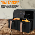 Belaco 9L Dual Zone Air Fryer - Black BEL-AF-03