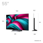 LG OLED55C5 55" 4K OLED TV - Dark Titan Silver 2025