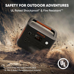 1070WH 1500W Portable Power Station - LiFePO4 Battery for Home Backup & Camping