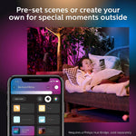 Philips Hue Lily White & Color Ambiance Outdoor Spotlight 3-Pack