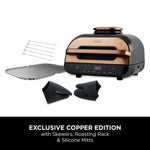 Ninja Foodi MAX Health Grill & Air Fryer 3.8L with Digital Cooking Probe, 6-in-1 Air Fry, Bake, Roast & more, Dishwasher Safe Parts, Large Grill Plate, Copper/Black Amazon Exclusive AG551UKCP