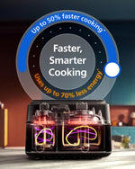 Philips Airfryer 3000 Series Dual Basket NA350/00 Black