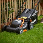 Worx WG927E 40V Cordless Lawnmower & Trimmer Twin Pack – 34cm Mower & 20V Grass Trimmer – Ideal for Medium Gardens (230㎡) Includes 2x 2.0Ah Batteries & Charger – PowerShare Compatible