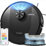 Ultenic 3-in-1 Robot Vacuum and Mop - Black 8000Pa LiDAR