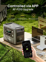 2048Wh Portable Power Station 2400W LiFePO4 Battery Solar Generator with UPS
