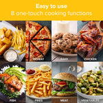 Drew&Cole 8-in-1 Digital Air Fryer 4L - Black