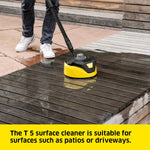 Kärcher K 4 Classic Home Pressure Washer, Pressure: max. 130 bar, Flow Rate: 420 l/h, Area: 30 m²/h, Water Filter, Weight: 4.6 kg, high-Pressure Gun, Dirt Blaster, Spray Lance, Home Kit