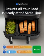 Philips Airfryer 3000 Series Dual Basket NA350/00 Black