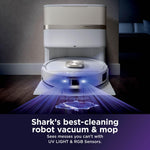Shark PowerDetect UV Reveal Robot Vacuum & Mop - White