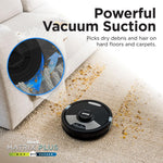 Shark Matrix Plus 2-in-1 Self-Empty Robot Vacuum Cleaner & Mop with LiDAR Home Mapping & Edge Cleaning, for Carpet, Hard Floors & Pet Hair, Anti-Allergen, Self-Charging, WiFi/App, Black