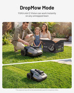 MAMMOTION YUKA mini 2 500 Robot Lawn Mower without Boundary, Recommended 500 ㎡, Tri-Cam AI Vision, NO RTK, No Signal Dropouts, Auto Multi-Zone Mapping, DropMow, 45% Slopes Cutting Heights 20-60mm