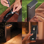 Philips Hue Nyro Smart Outdoor Pedestal Light - Black