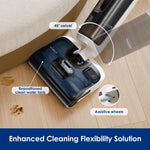 Tineco Floor ONE STRETCH S6 Cordless Wet Dry Vacuum Cleaner, 180°Lay-flat Smart Vacuum Mop, 13cm Compact Design, 70℃ Flashdry Self-Cleaning in 5min, Long Runtime, Triple-Sided Edge Cleaning