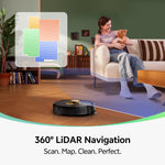 Vexilar Cleanova W9 Robot Vacuum and Mop - Black 8000Pa