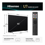 Hisense 85U7QTUK 85" ULED 4K Smart TV