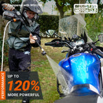 WORX Nitro HydroShot WG633E 20V High-Flow Cordless Portable Pressure Cleaner Power Washer with Brushless Motor Up to 56 Bar Pressure, IPX7 Waterproof Battery, Charger, Multi-Spray Nozzle & Accessories
