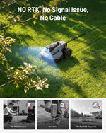 MAMMOTION YUKA mini 2 500 Robot Lawn Mower without Boundary, Recommended 500 ㎡, Tri-Cam AI Vision, NO RTK, No Signal Dropouts, Auto Multi-Zone Mapping, DropMow, 45% Slopes Cutting Heights 20-60mm