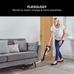 Shark Stratos Cordless Stick Vacuum Cleaner Pet Pro with Anti Hair Wrap Plus, Clean Sense IQ & Anti-Odour Technology, 60 Mins Run-Time, Removable Battery, 3 Attachments, Charcoal/Brass IZ400UKT