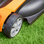 LawnMaster 48V 41cm Cordless Lawnmower with a Set of two MX 24V 4.0Ah Lithium Ion Batteries, 2x Fast Chargers, Edging Comb, Rear Roller and Mulching Function. Battery lawn mower for Large Lawns.