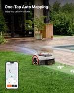 Segway Navimow i208 AWD Robot Lawn Mower without Boundary for 800 m², w/Garage S, All-Wheel-Drive for 45% Slopes, EFLS NRTK + Vision, Auto Mapping, No RTK Antenna Required (Ship Separately)