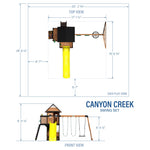 Canyon Creek Swing Set