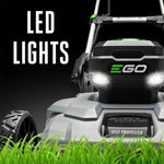 EGO LM2142SP 21″ Poly Deck Dual-port SP Lawn Mower Kit (550W Charger, 2*5.0Ah)