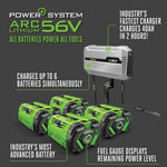 EGO ZT4204L 42″  Zero Turn Riding Mower Kit W/ Lap Bar (4*4P 10Ah, 1600W Charger)